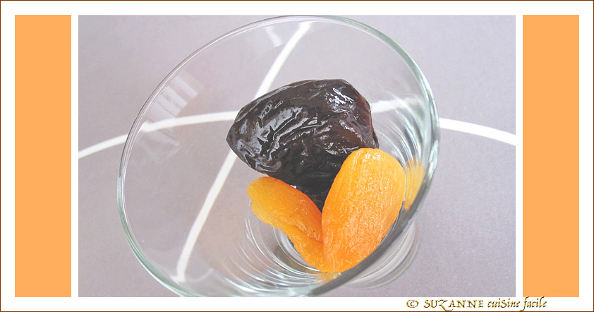 Compote Pruneaux et Abricots Secs à l'Orange