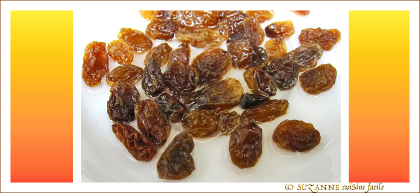 Comment re-gonfler des raisins secs