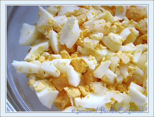 Oeufs hach�s aux Oignons - Gehakte Eier
